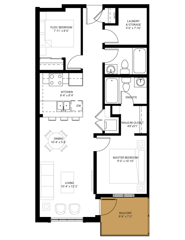 Luxury Apartments Floor Plans in Calgary Hudson Marda Loop